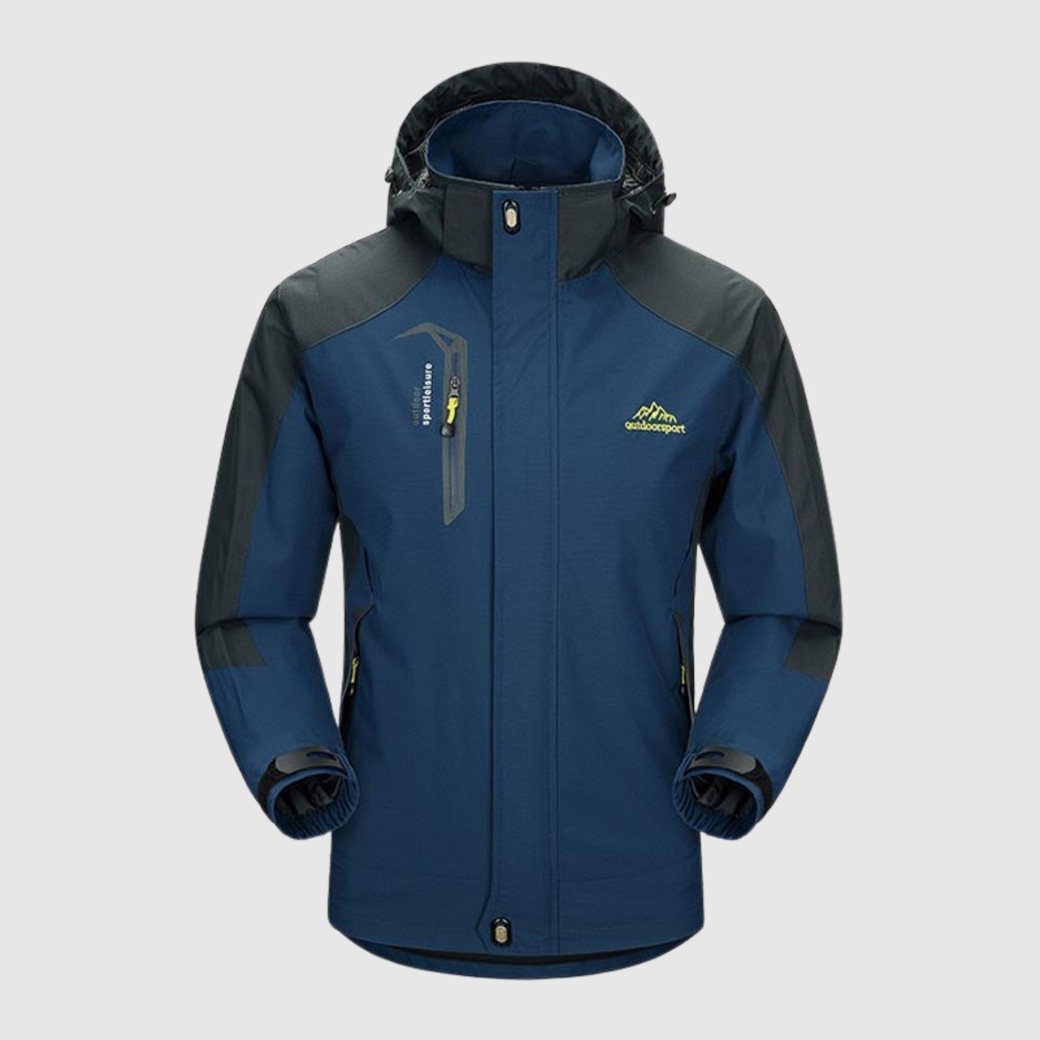 Csanád softshell túrakabát – hátulról