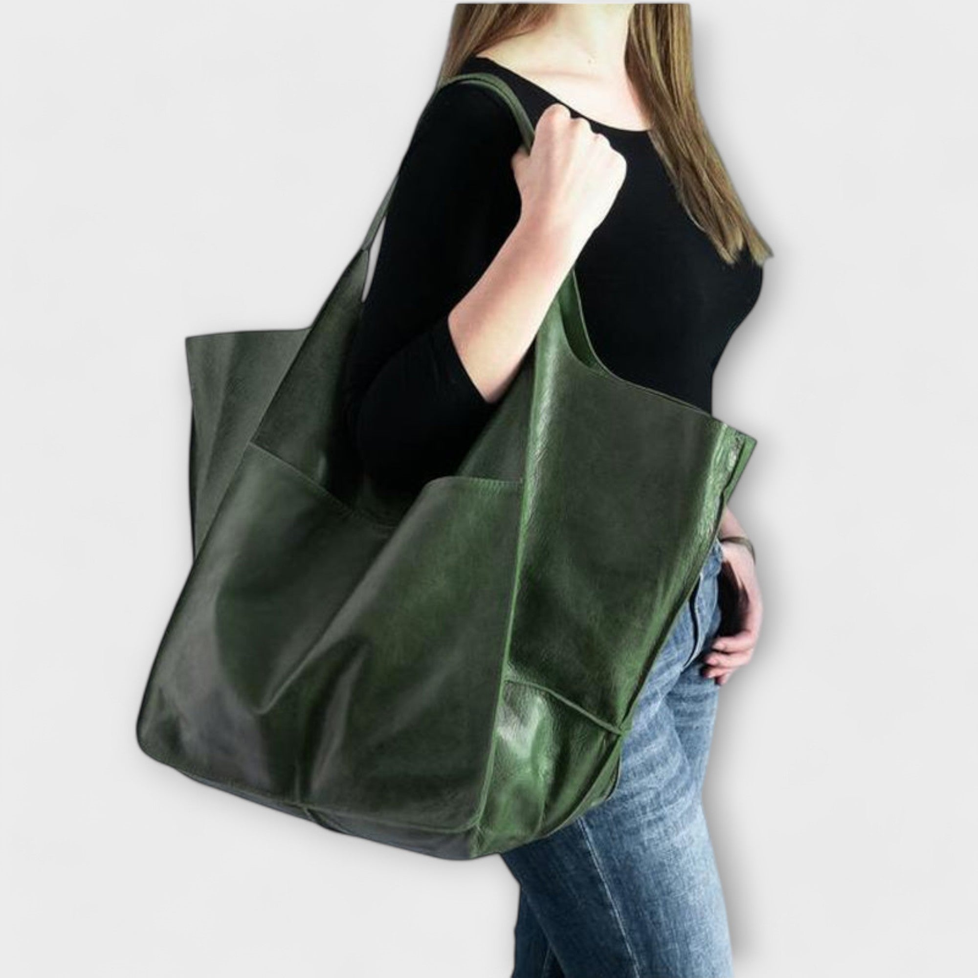 Zsanett oversize hétvégi táska – elölnézet