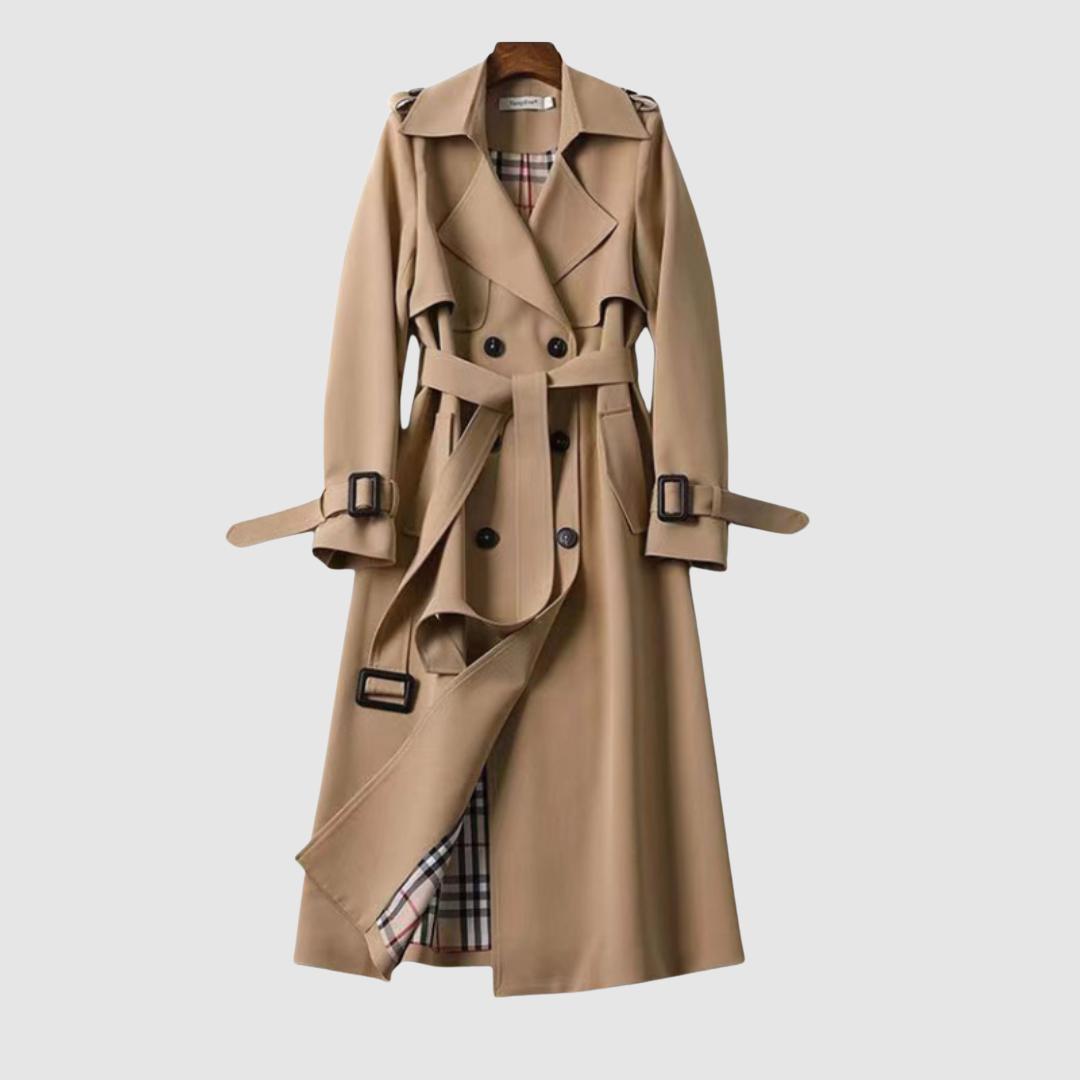 Genovéva trench kabát – elölnézet