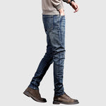 Dávid slim fit farmernadrág – stílusfotó