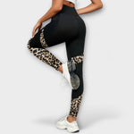 Gitta leggings – közelről, leopárdminta részlet