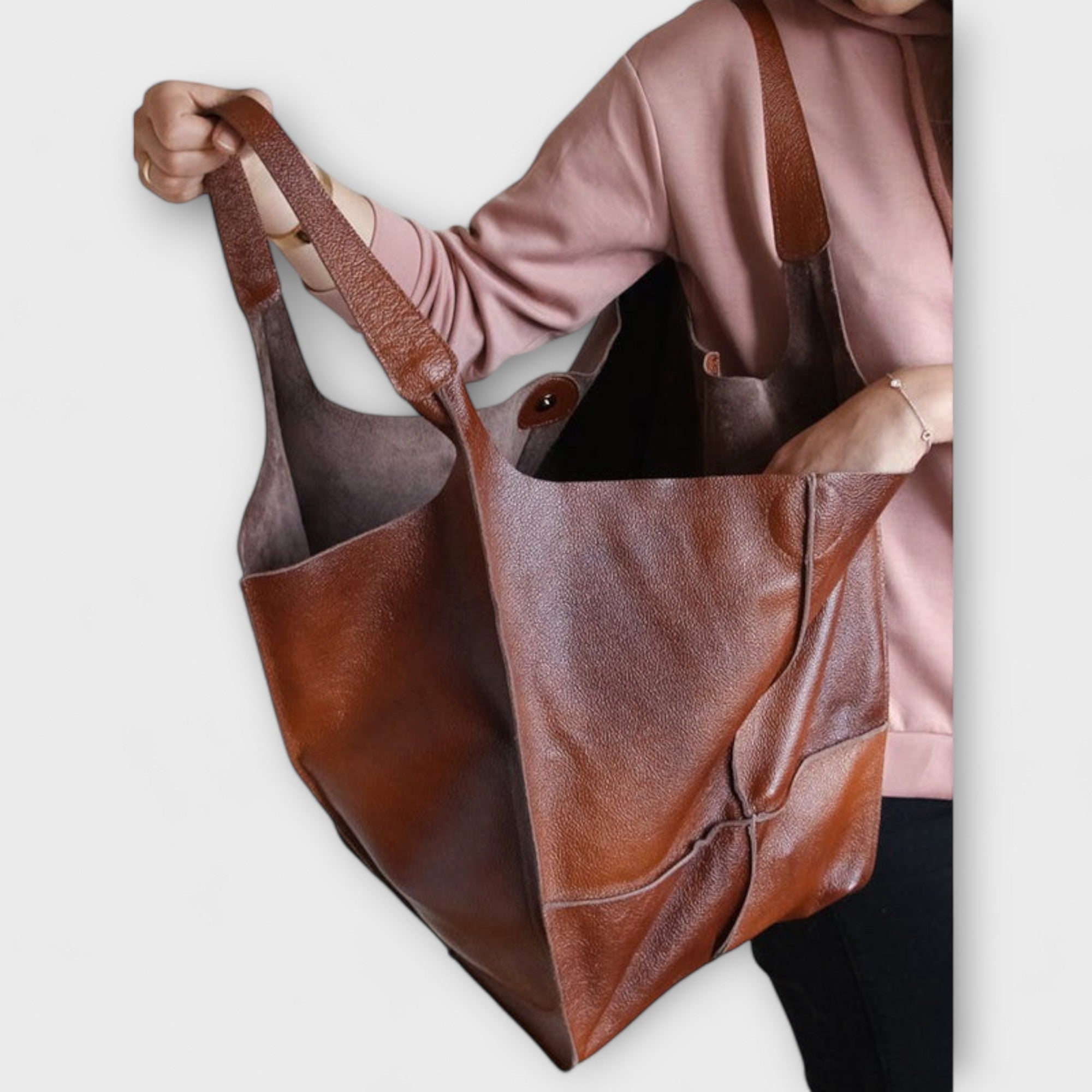 Zsanett oversize hétvégi táska – részletfotó