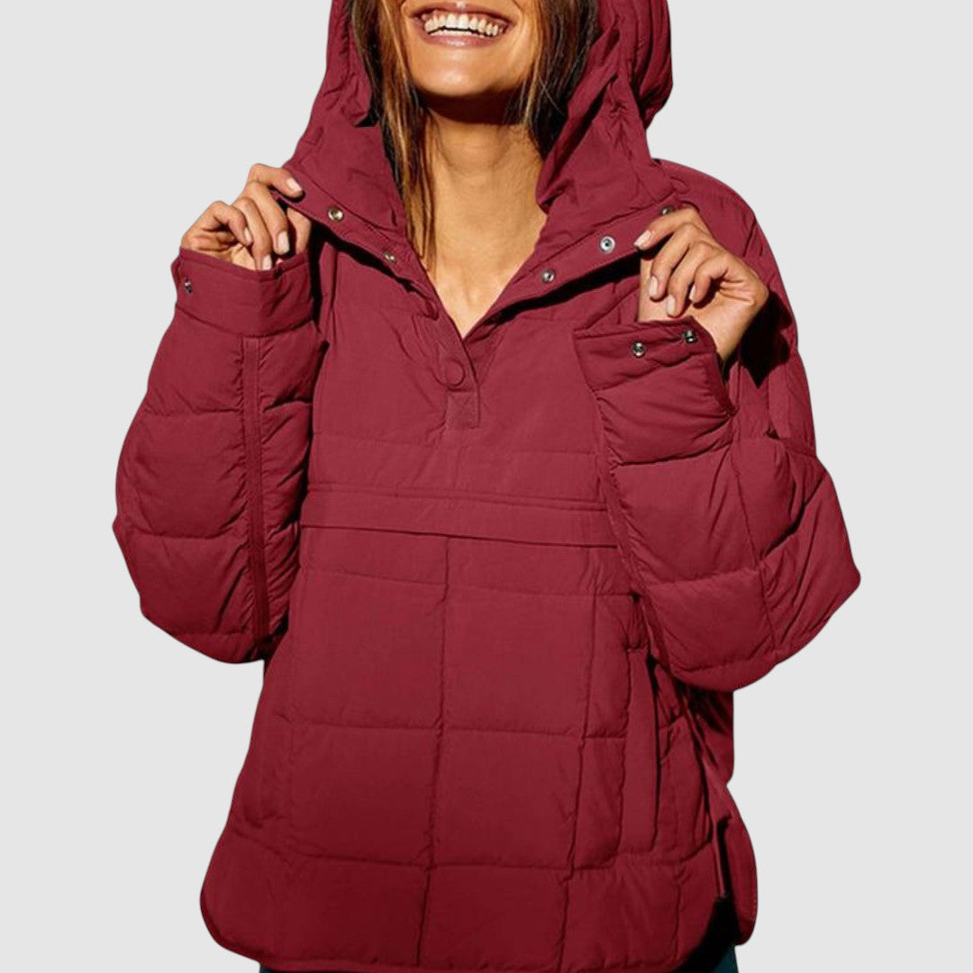 Dalma oversize kapucnis pulóver – részletfotó