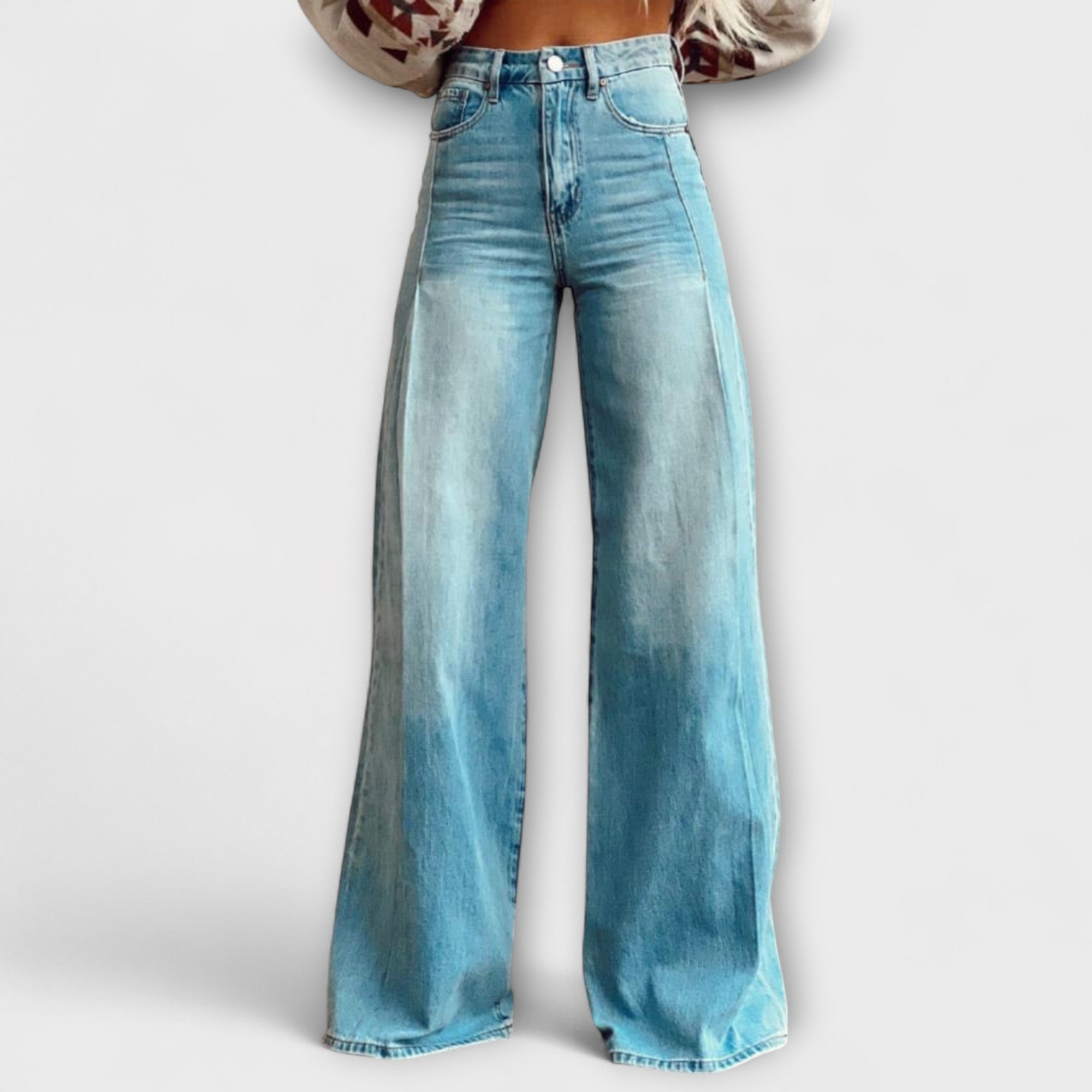 Villő boho vintage nadrág – elölnézet