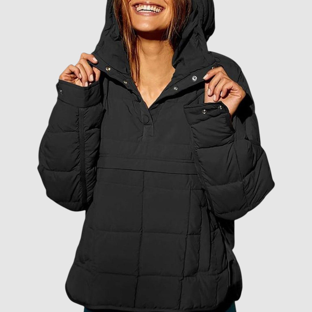 Dalma oversize kapucnis pulóver – stílusfotó