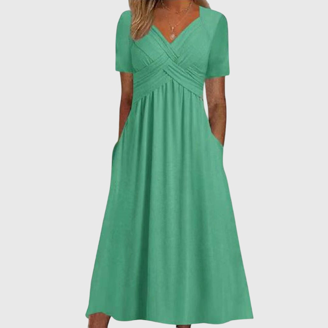 Mogyoróska – Alakot kiemelő, elegáns ruha 1