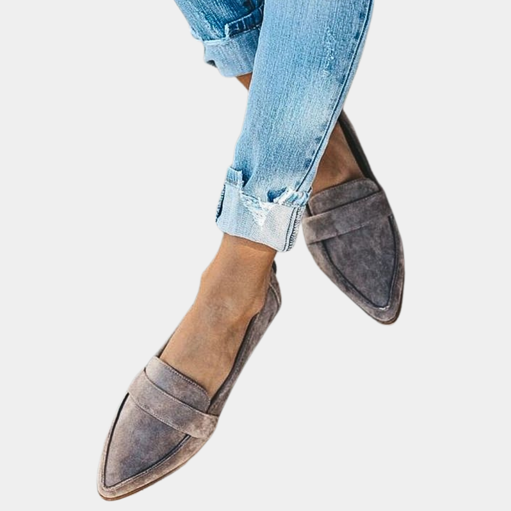 Mira divatos loafer – szürke színváltozat