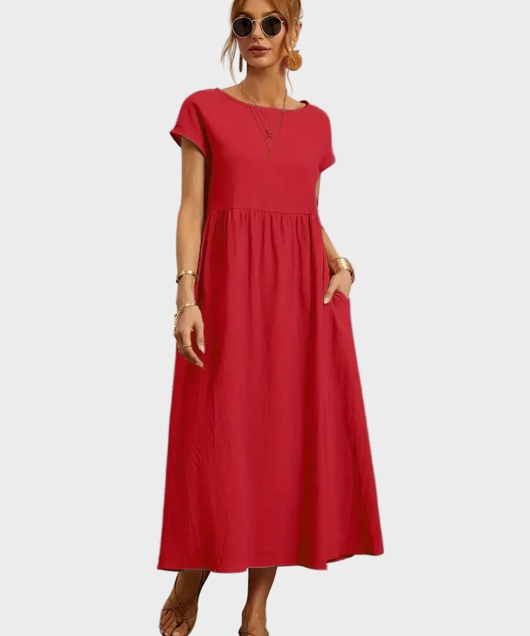 Csernely – Midi ruha elegáns stílusban 8