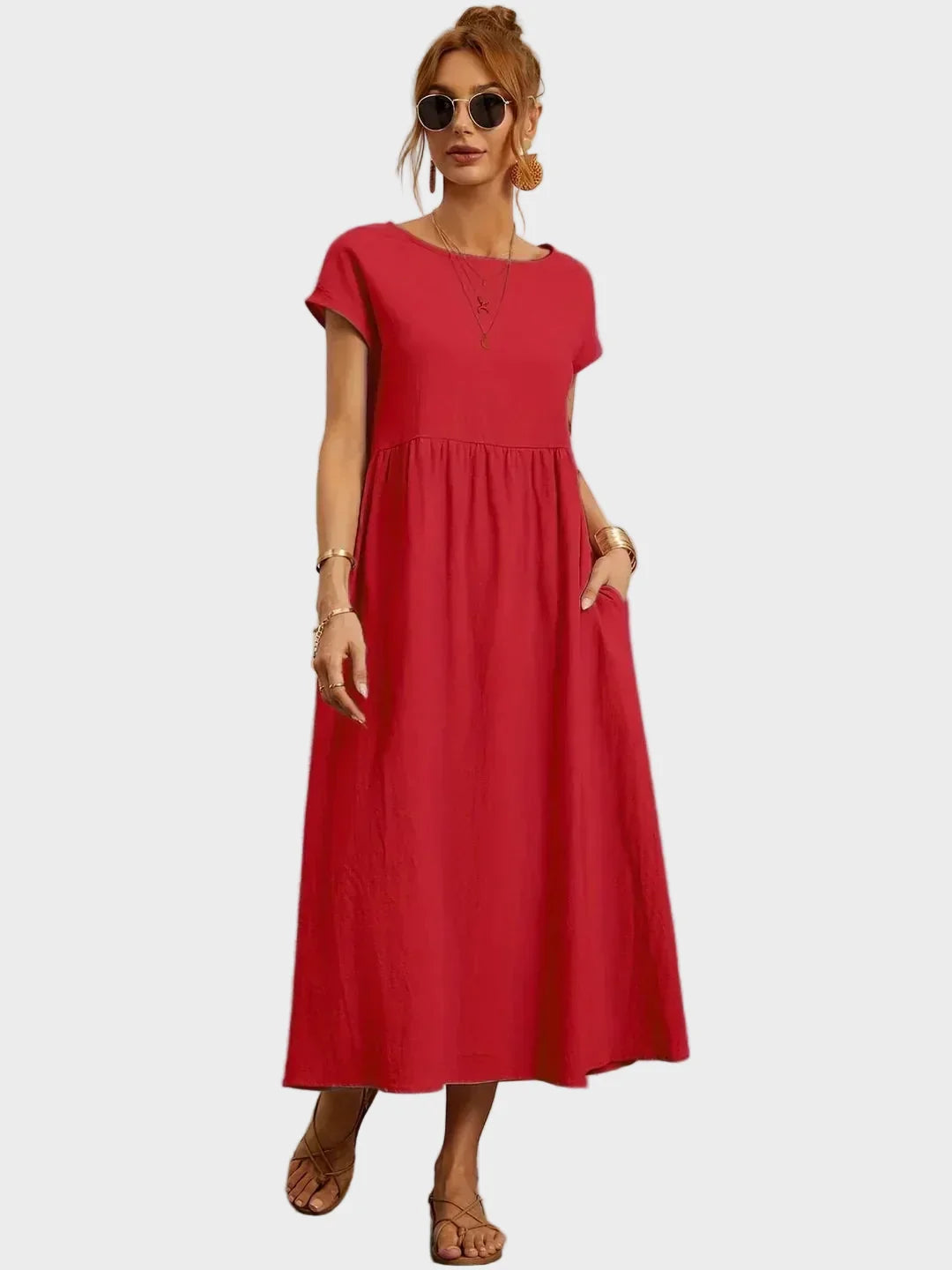 Csernely – Midi ruha elegáns stílusban 8