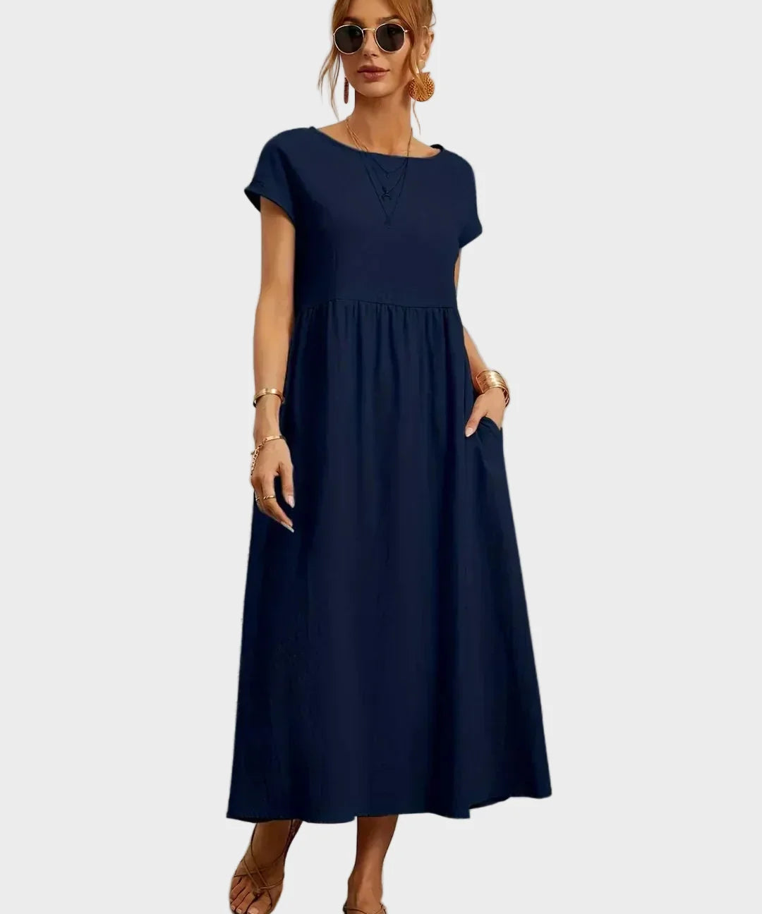 Csernely – Midi ruha elegáns stílusban 2