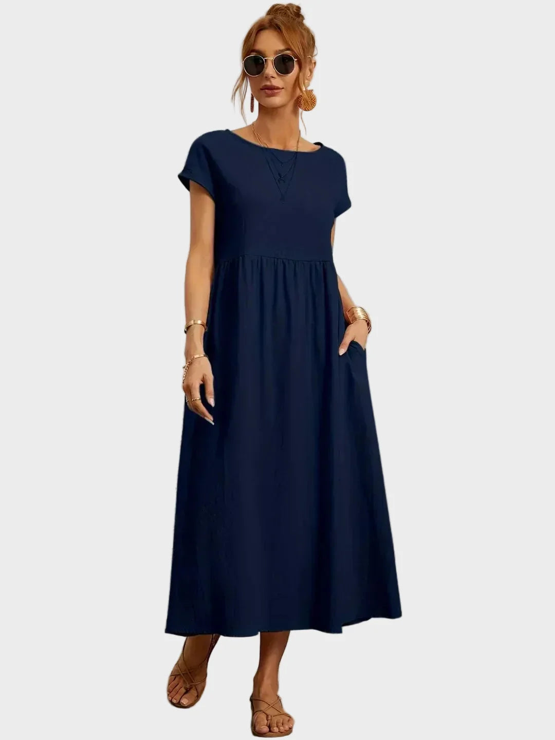 Csernely – Midi ruha elegáns stílusban 2