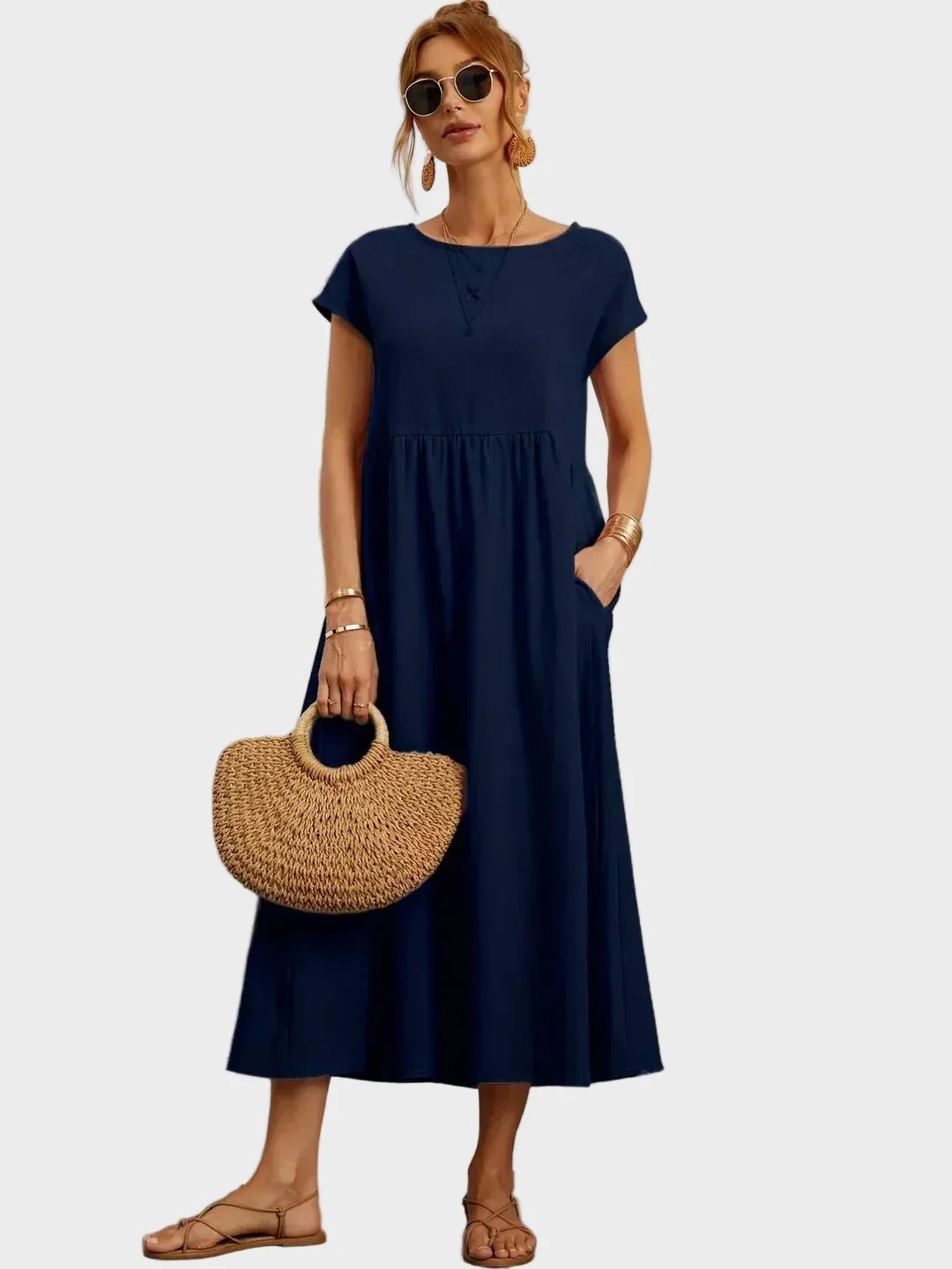 Csernely – Midi ruha elegáns stílusban 14
