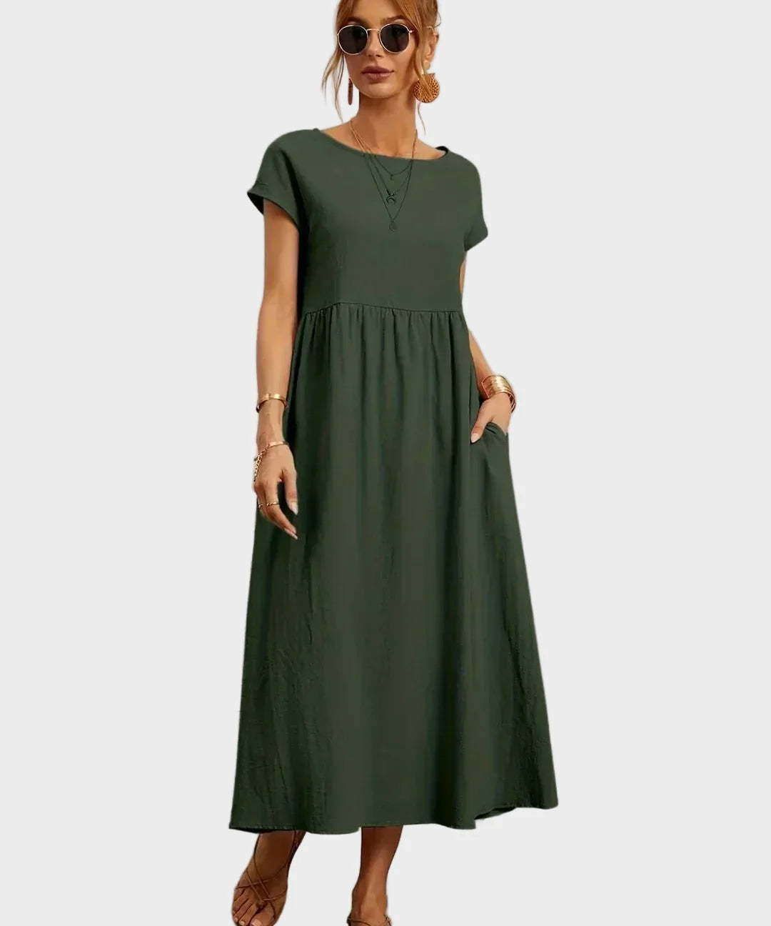 Csernely – Midi ruha elegáns stílusban 16