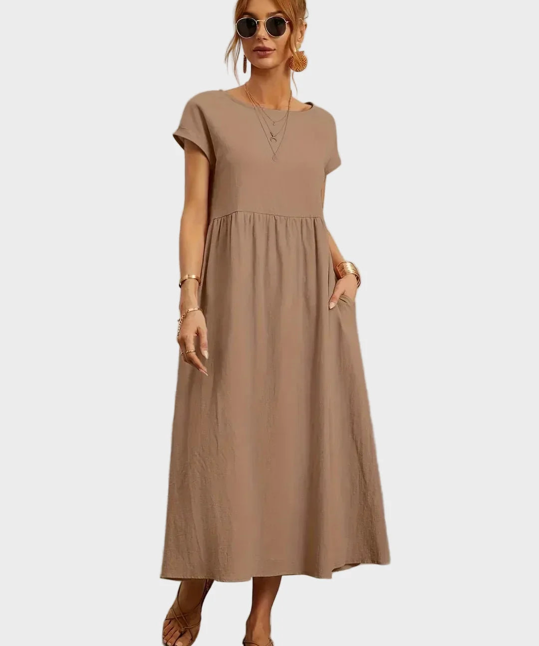 Csernely – Midi ruha elegáns, időtlen stílusban