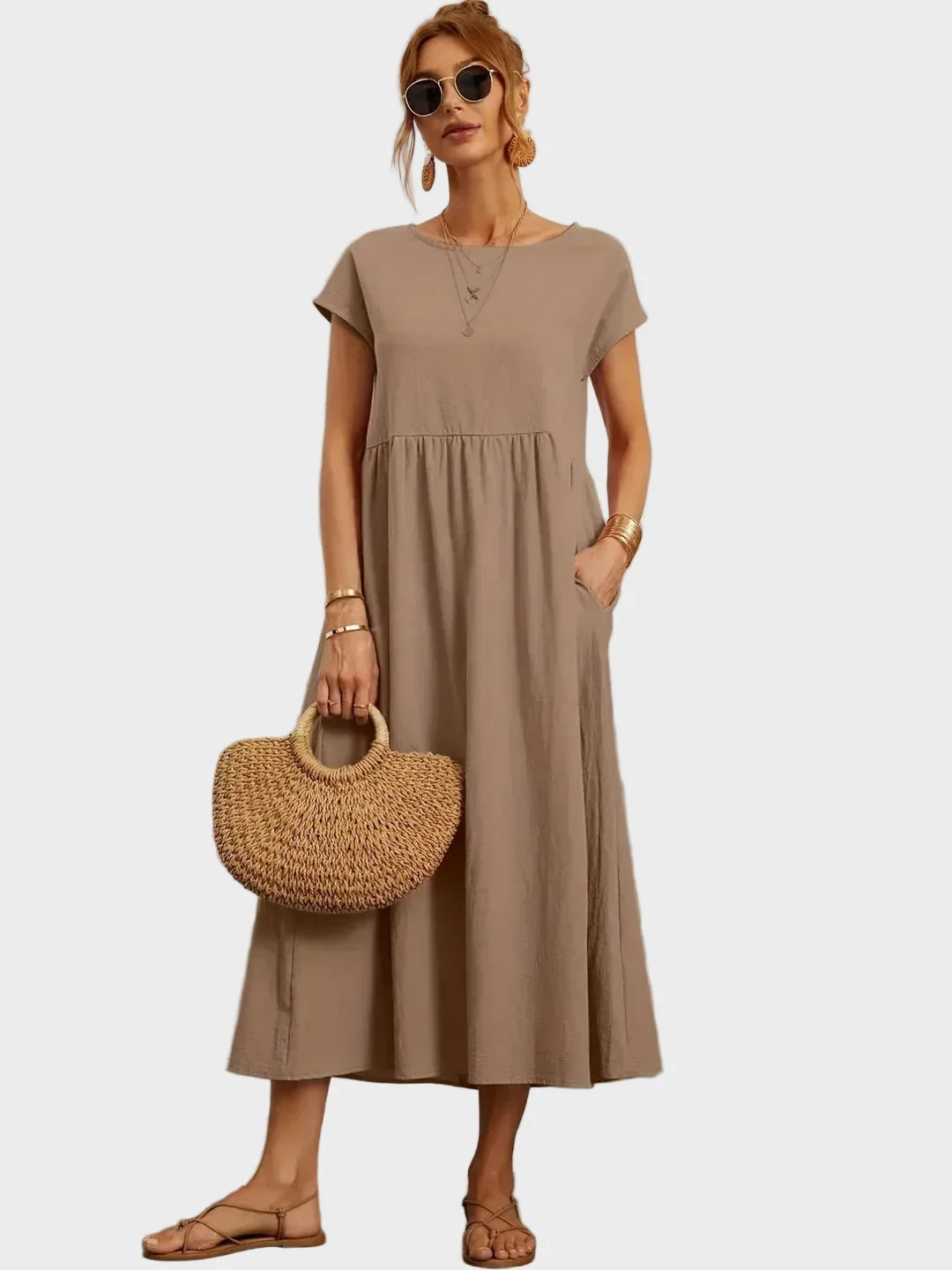 Csernely – Midi ruha elegáns stílusban 7