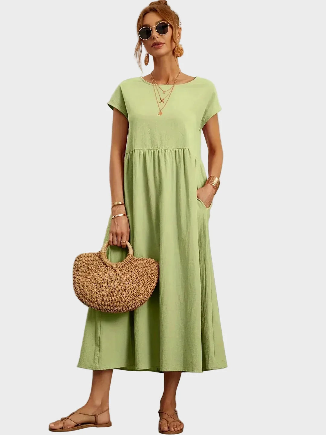 Csernely – Midi ruha elegáns stílusban 5