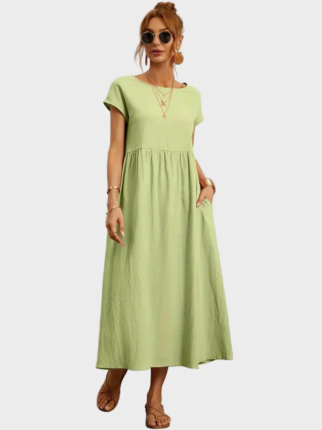Csernely – Midi ruha elegáns stílusban 18