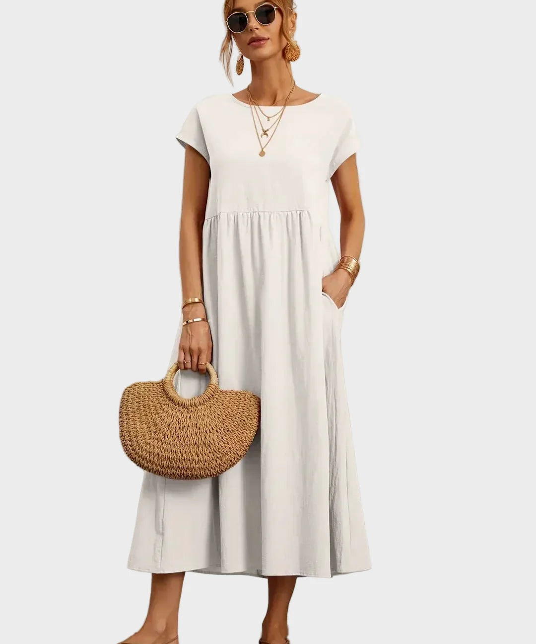Csernely – Midi ruha elegáns stílusban 1