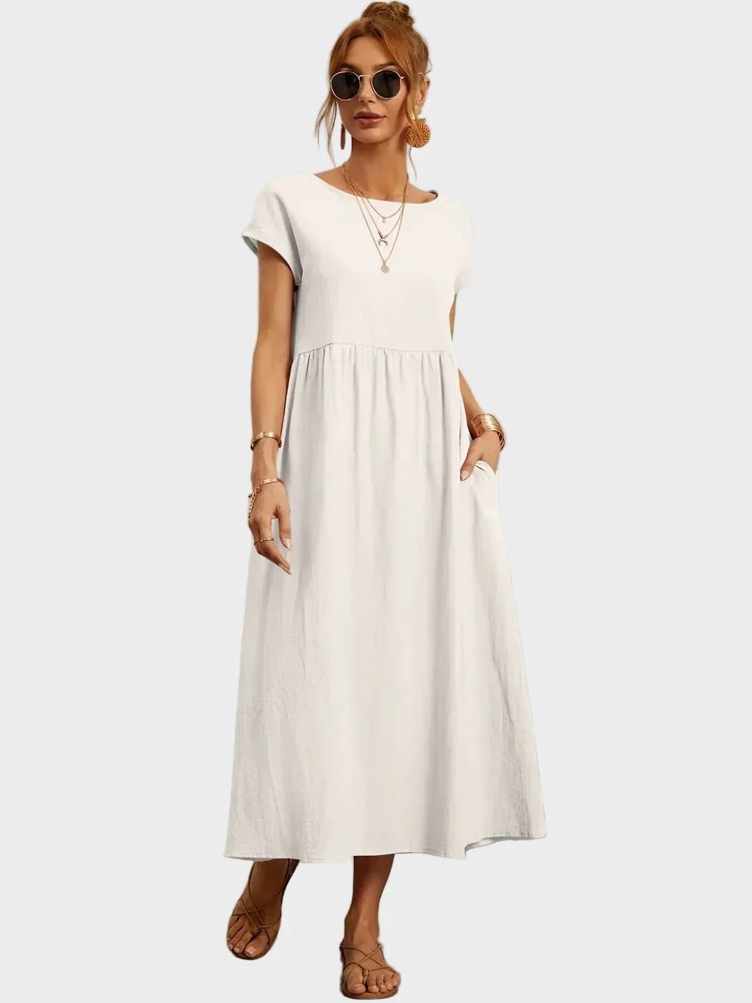 Csernely – Midi ruha elegáns stílusban 12