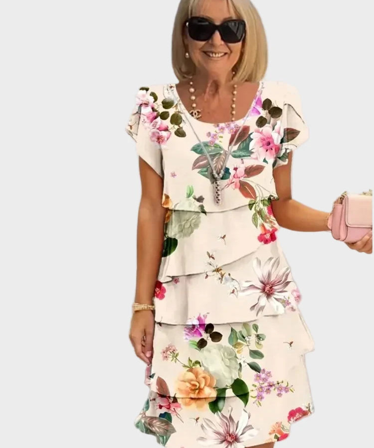 Sárospatakhely elegáns lenge ruha fodrokkal