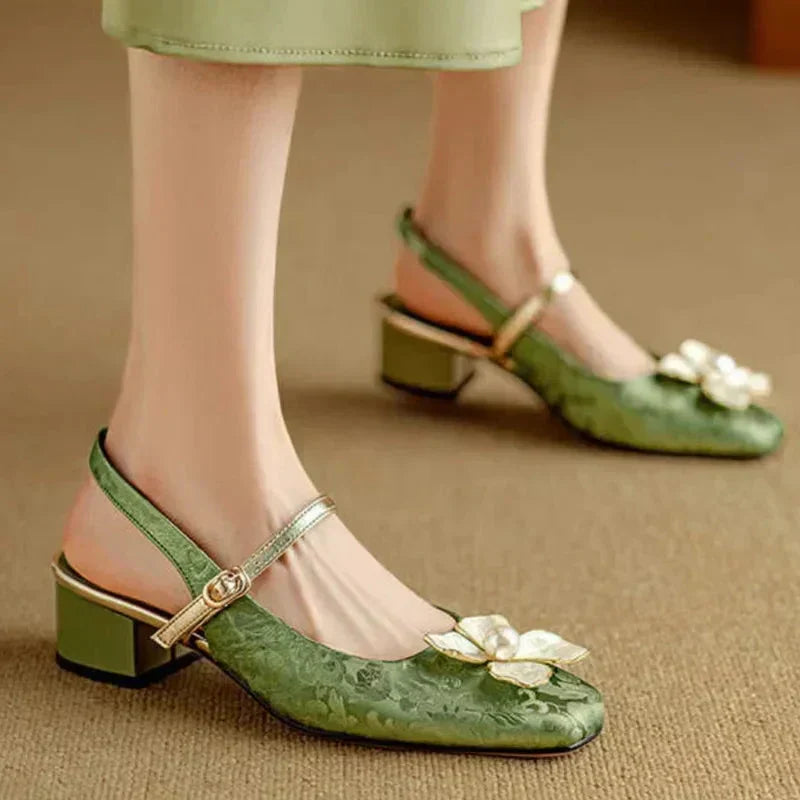 Hidegkút slingback cipő – hátulnézet | ADÉL Budapest