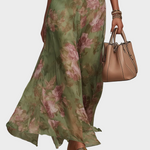 Mezőkövesd halter maxi ruha – teljes megjelenés