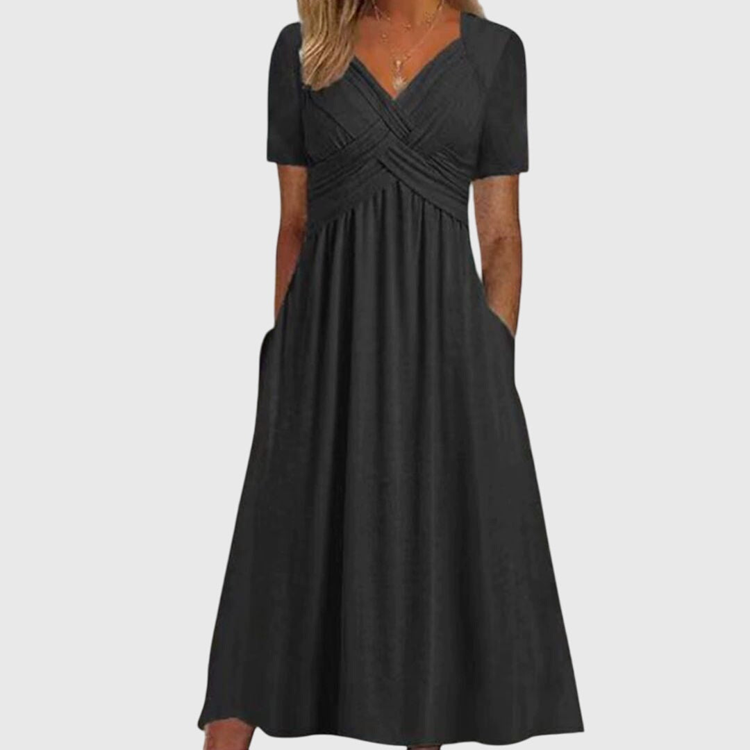 Mogyoróska – Alakot kiemelő, elegáns ruha 5