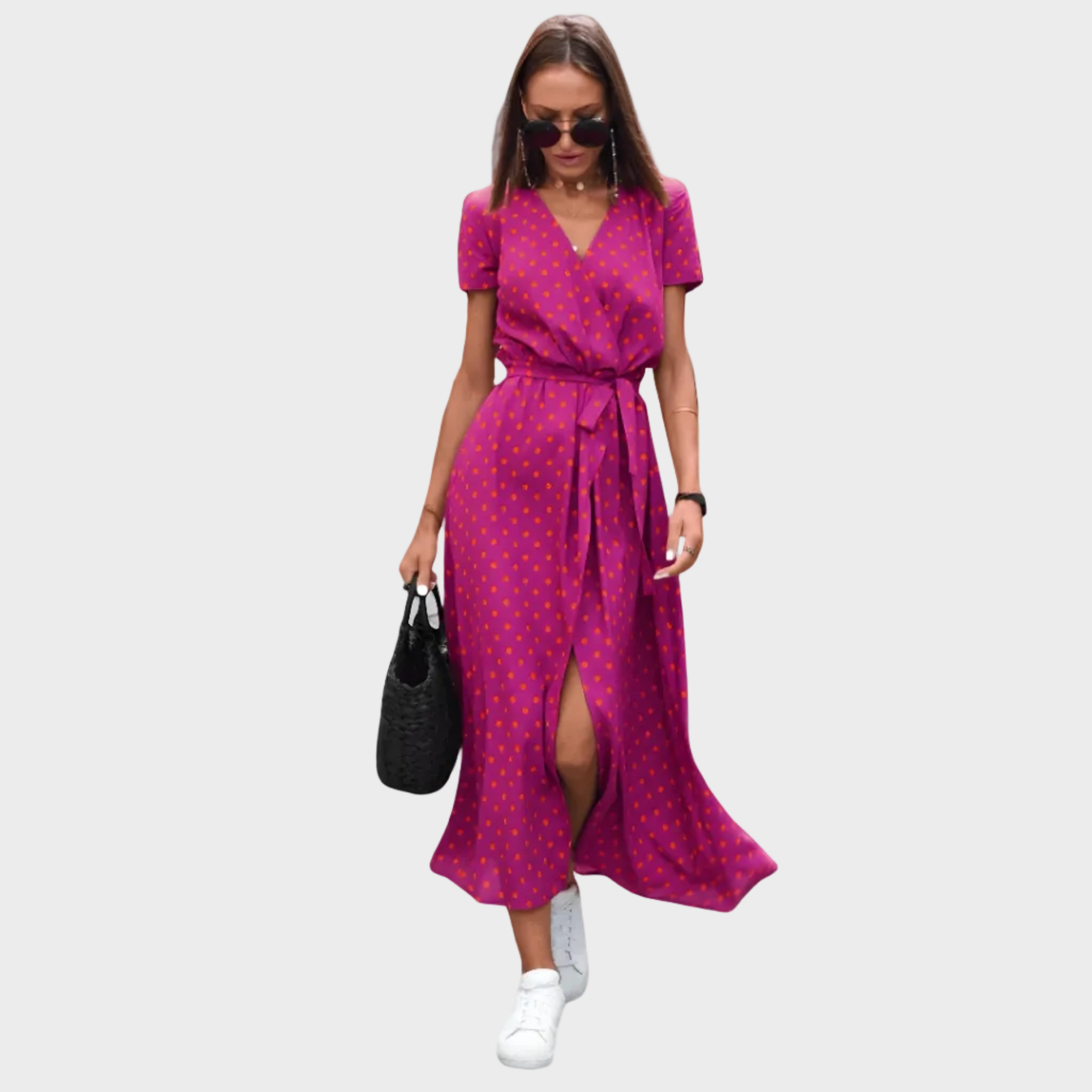 Dorina lenge elegáns ruha – közelről – ADÉL Budapest