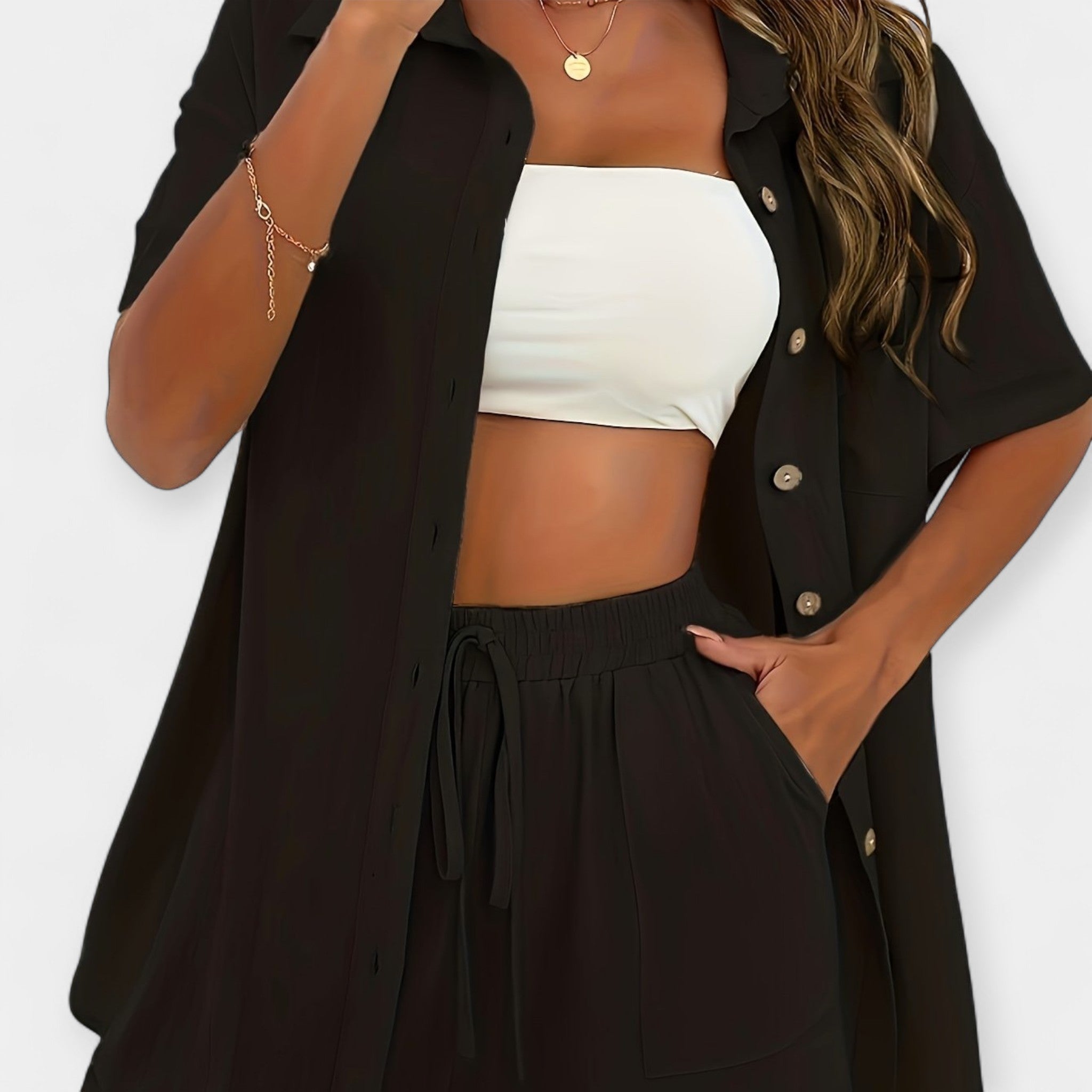 Bori ing és short szett – anyagrészlet