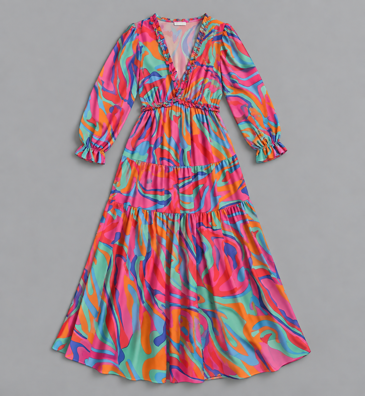 Diósjenő – Titkos Kert Boho Maxi Ruha