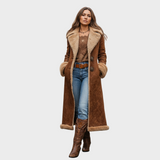 Regina – Hosszú elegáns téli kabát