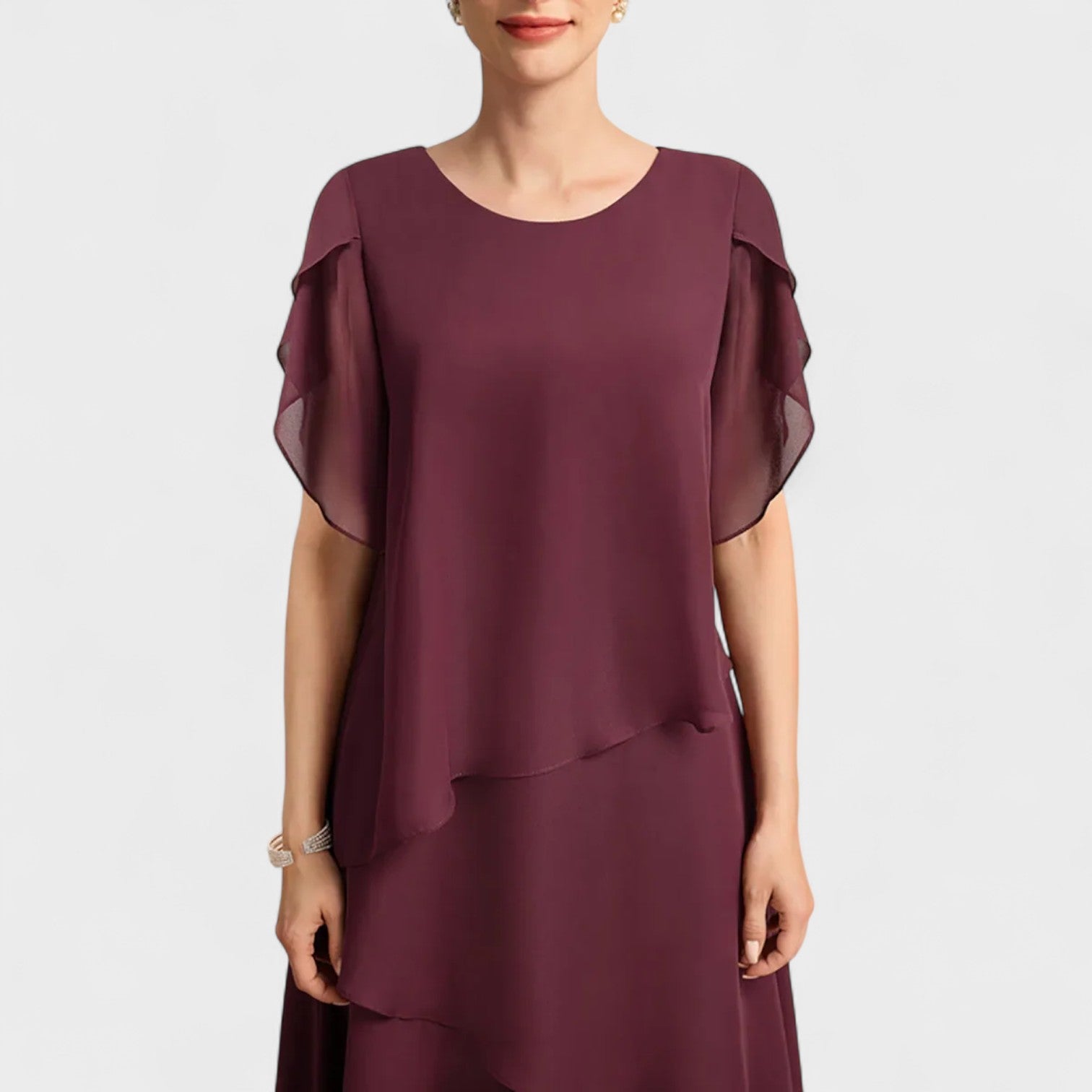 Biatorbágy sifon ruha – teljes megjelenés