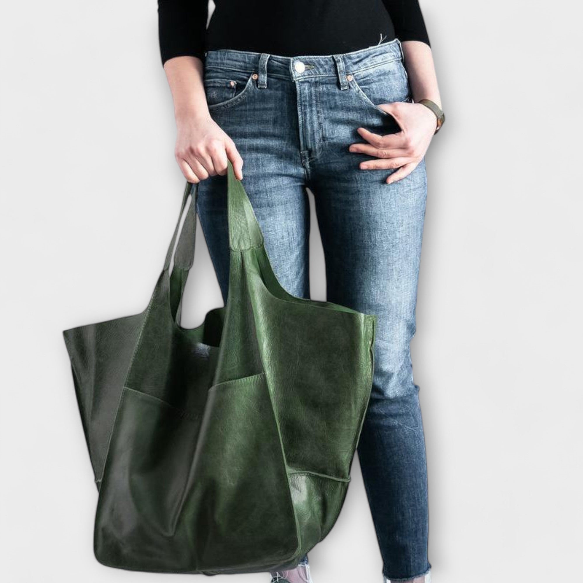 Zsanett oversize hétvégi táska – elölnézet