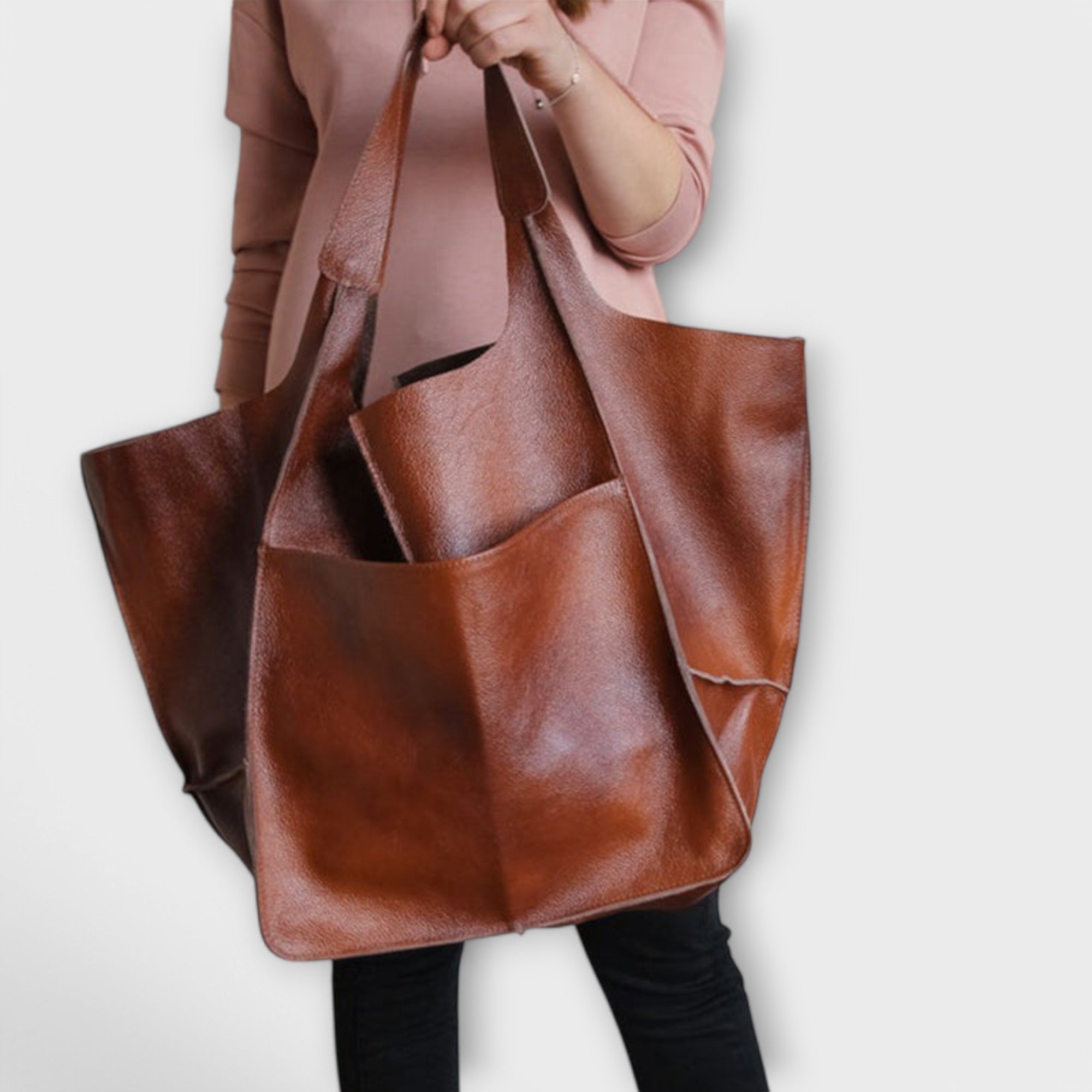 Zsanett oversize hétvégi táska – közelről